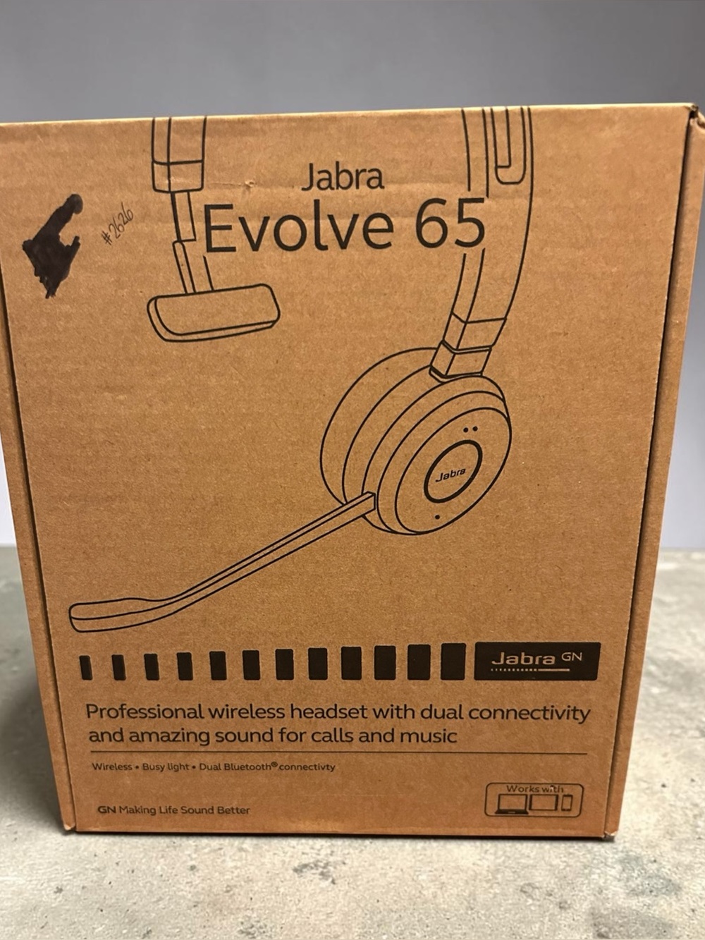 Jabra Evolve 65 Wireless Headset - Black